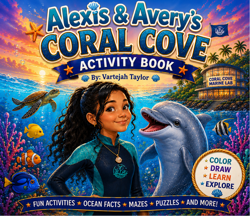 Alexis & Avery's CORAL COVE (Activity Book)